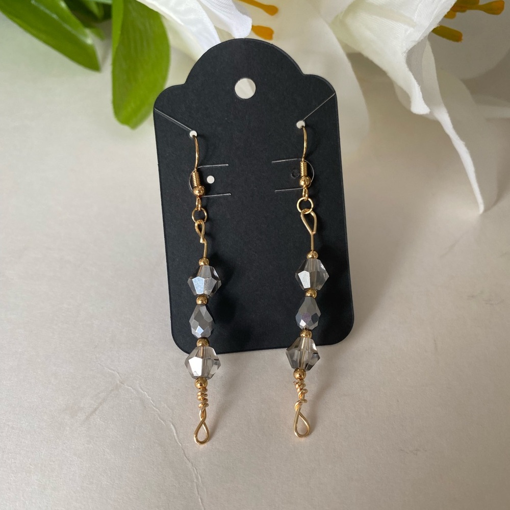 Handcrafted Dangle Earrings with beads